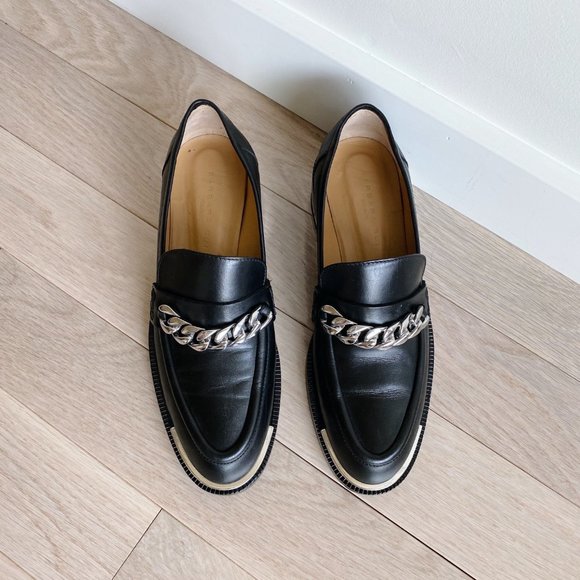 Barbara Bui Shoes - Barbara Bui Lug Sole Loafers Size 38/8 Black